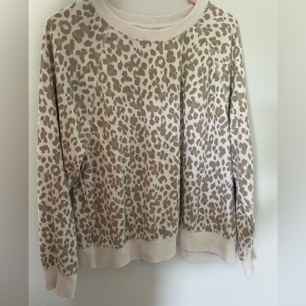 Old Navy Leopard Sweatshirt